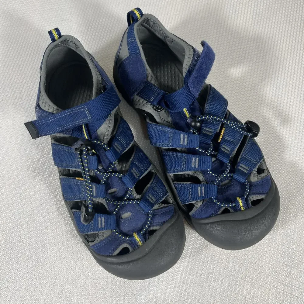 Keen Canteen Sandals Men's 6 Blue Gray Closed Toe Water‎ Shoe Hiking Newport